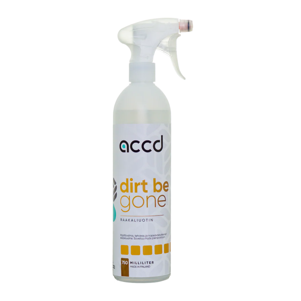 Dirt Be Gone - Hiilivetypohjainen Raakaliuotin 750ml