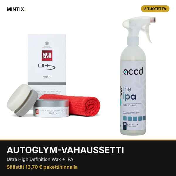 Autoglym-vahaussetti – Ultra High Definition Wax