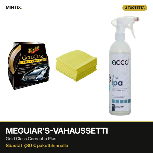 Meguiar's-vahaussetti – Gold Class Carnauba Plus
