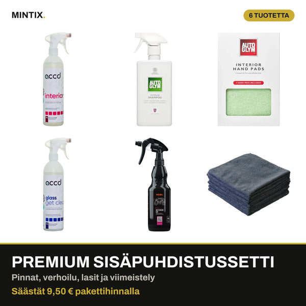 Premium sisäpuhdistussetti